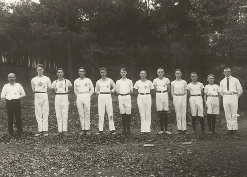 Gymnastics Club by August Sander, photograph, 1926
