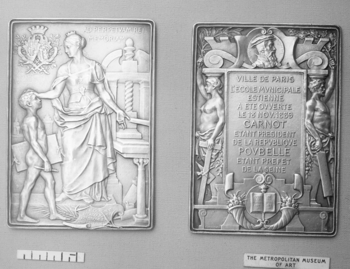 Inauguration of the New Building of the Ecole Estienne by Louis Eugêne Mouchon, metalwork, 1896