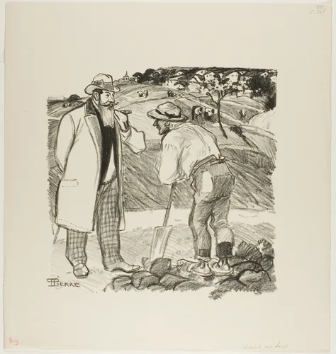 The Field Inspector by Théophile Alexandre Steinlen, print, 1894