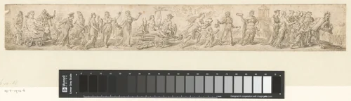 Laus Deo in Alinario by Matthys van den Bergh, drawing, 1656