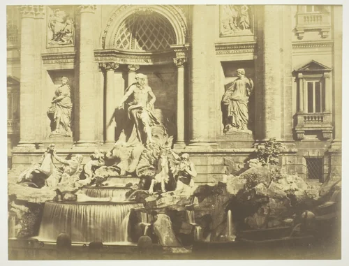 Fountain of Neptune by Robert Macpherson, photograph, 1852-1862