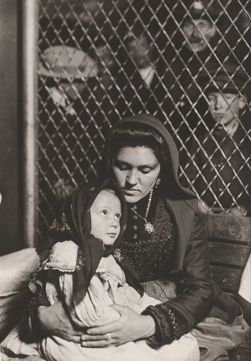 Immigrant Mother And Child by Lewis Wickes Hine, photograph, 1905