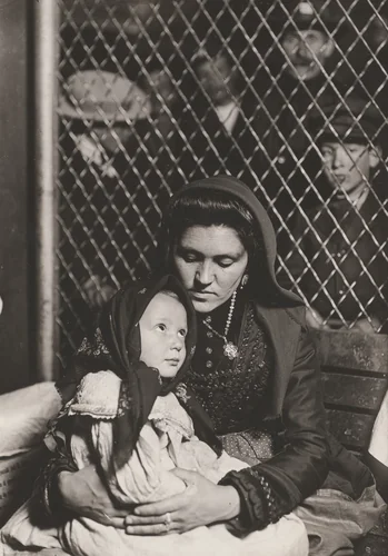 Immigrant Mother And Child by Lewis Wickes Hine, photograph, 1905