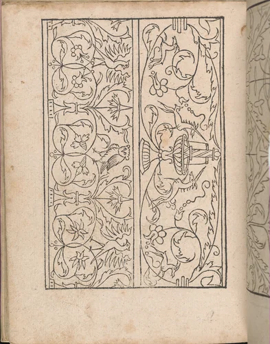 New Modelbüch allen Nägerin u. Sydenstickern (Page 24v) by Hans Hoffman, book, 1556