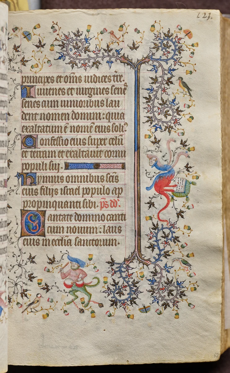 Hours of Charles the Noble, King of Navarre (1361-1425): fol. 62r, Text by Master of the Brussels Initials and Associates, book, 1400-1410
