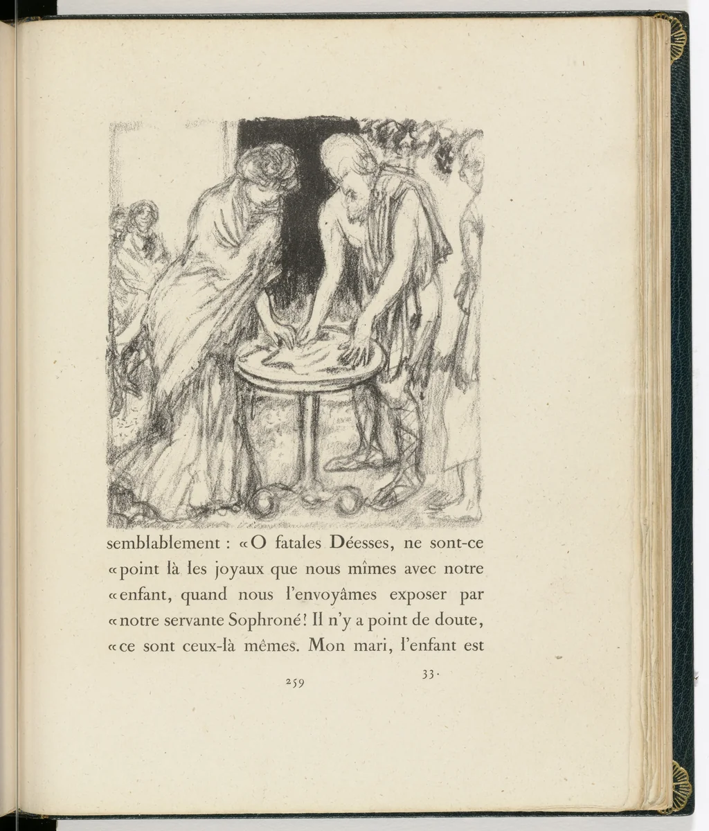 In-text plate (page 259) from Daphnis et Chloé by Pierre Bonnard, illustrated book, 1902