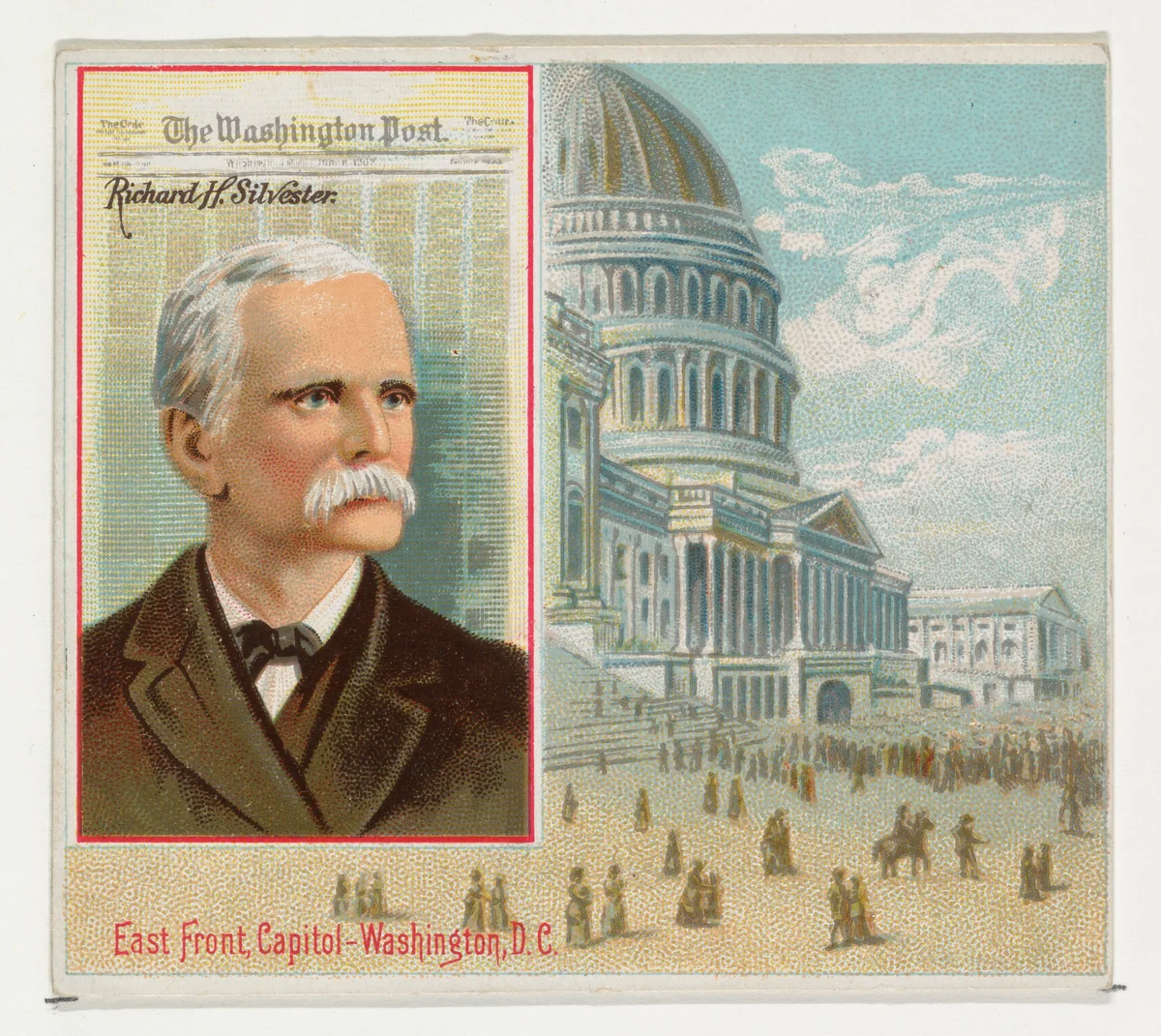 Richard H. Silvester, The Washington Post, from the American Editors series (N35) for Allen & Ginter Cigarettes by Allen & Ginter, print, 1887
