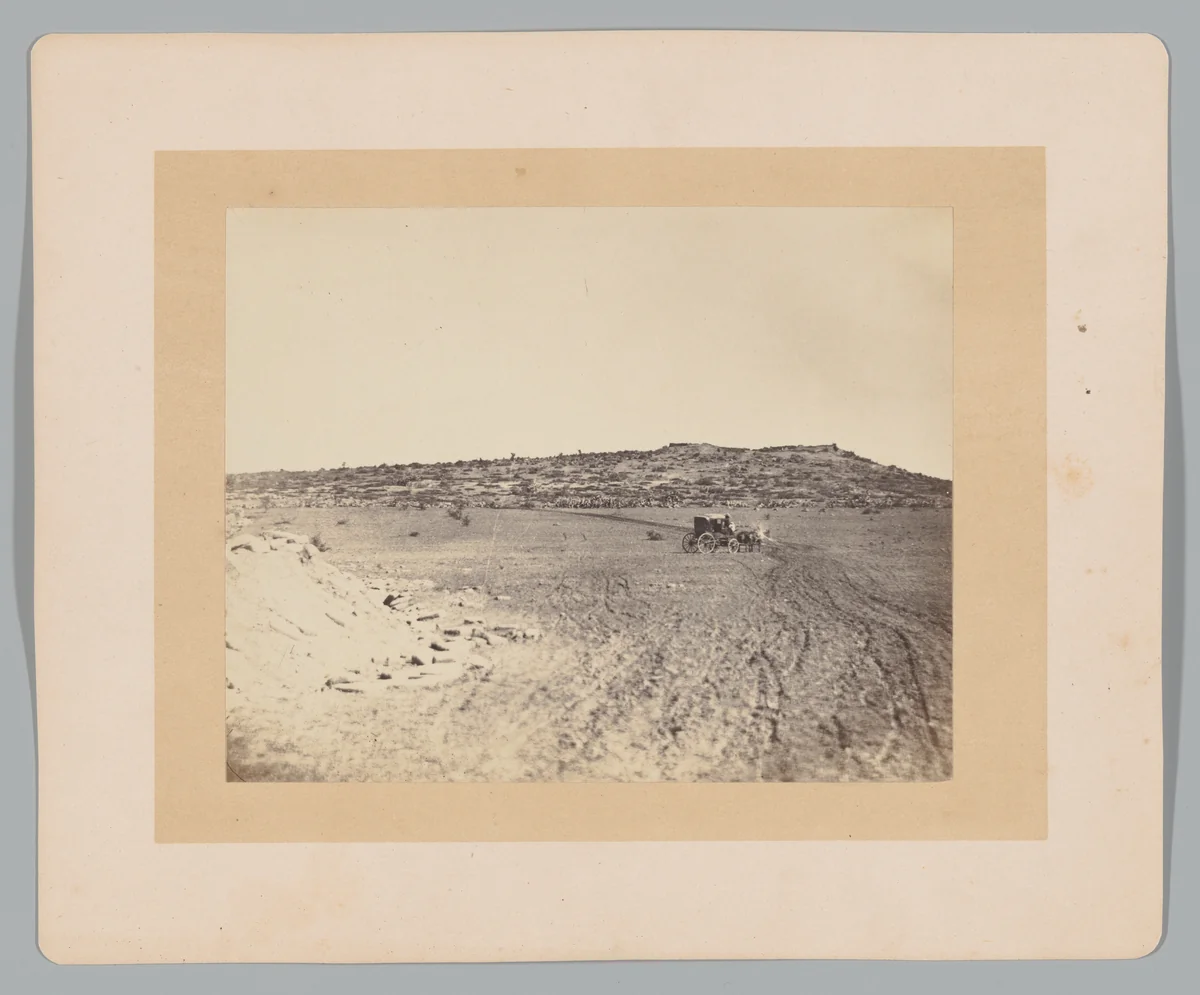 [Site of Execution of Emperor Maximilian] by François Aubert, photograph, 1867