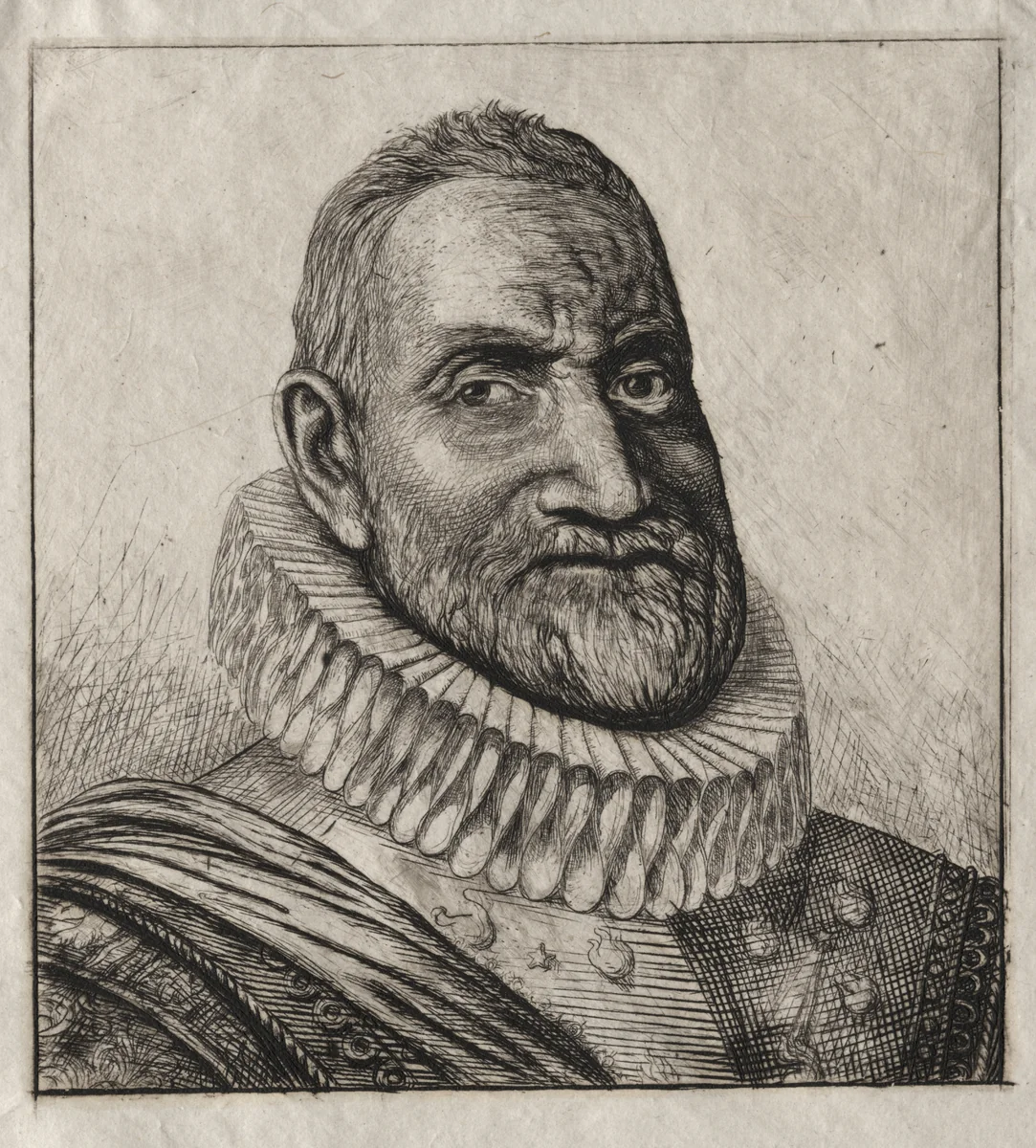 Theodore Agrippa d'Aubigné by Charles Meryon, print, 1862