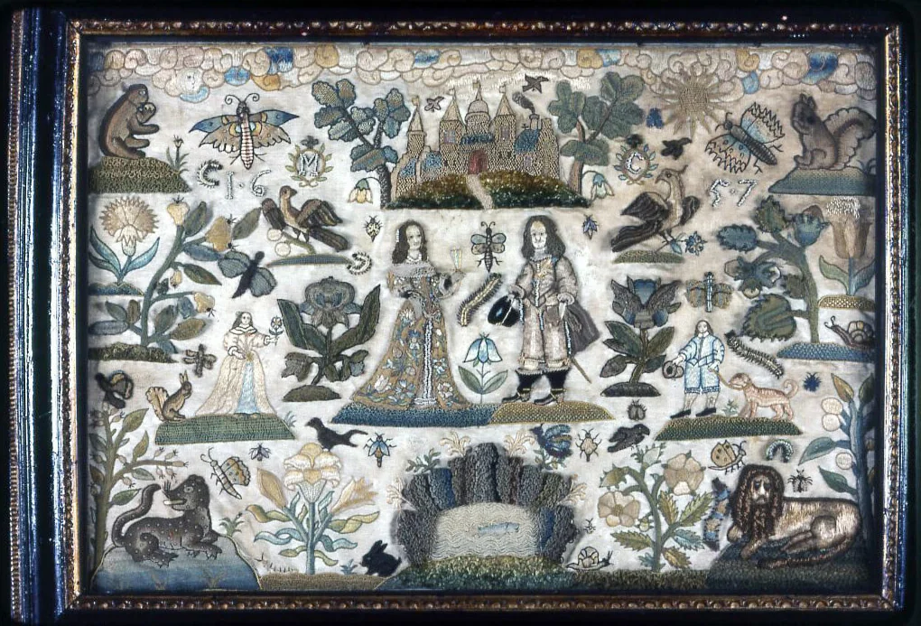 Picture (Needlework) by England, textile, 1657