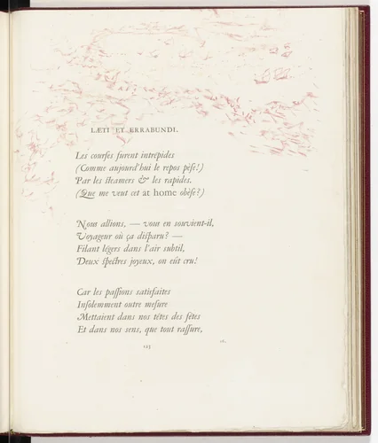 In-text plate (page 123) from Parallèlement (In Parallel) by Pierre Bonnard, illustrated book, 1900