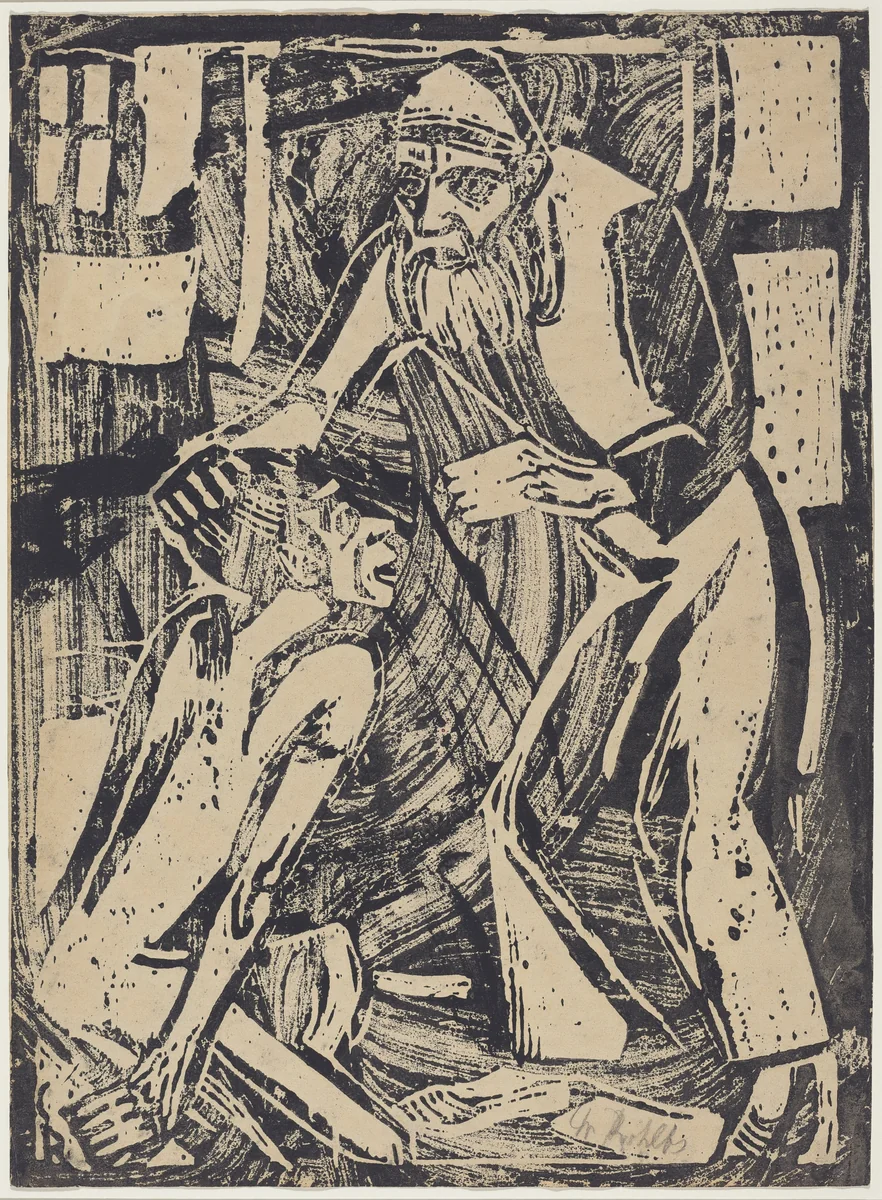 Return of the Prodigal Son by Christian Rohlfs, print, 1916