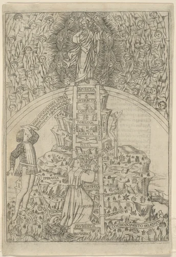 The Holy Mountain, folio 3 from The Holy Mountain (Monte Sancto di Dio) by Baccio Baldini, print, 1477