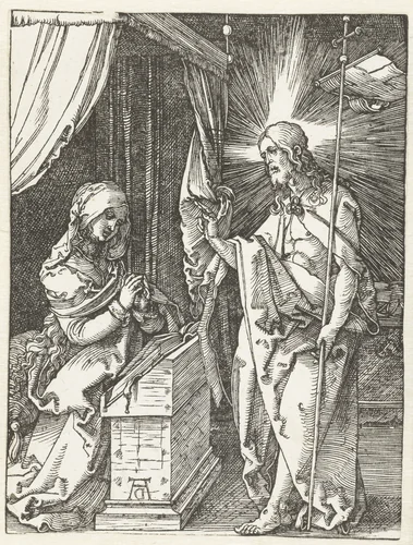 Christus verschijnt aan zijn moeder by Unknown, print, 1510