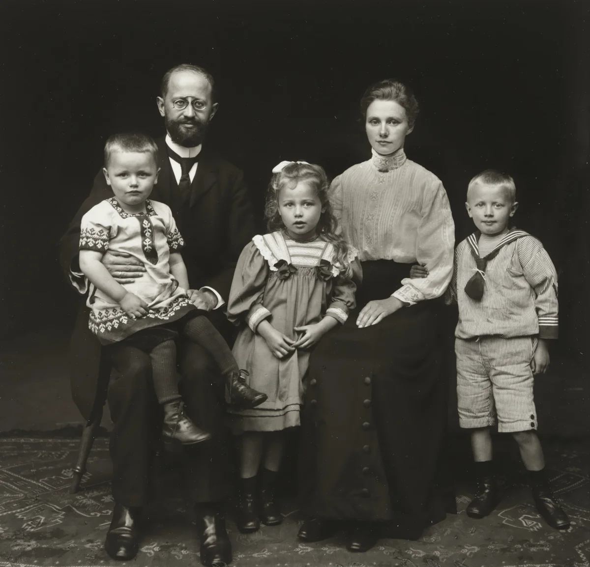 Village Pastor and Family by August Sander, photograph, 1920