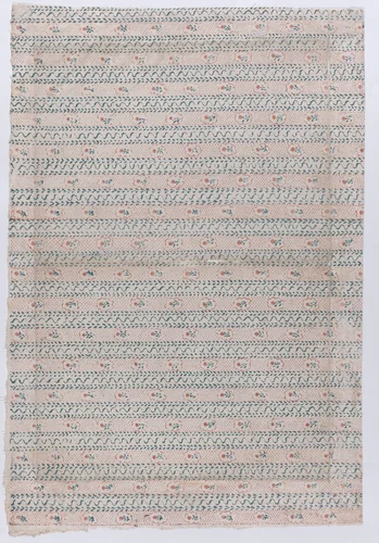 Book cover with overall floral pattern by anonymous, print, 1700-1800