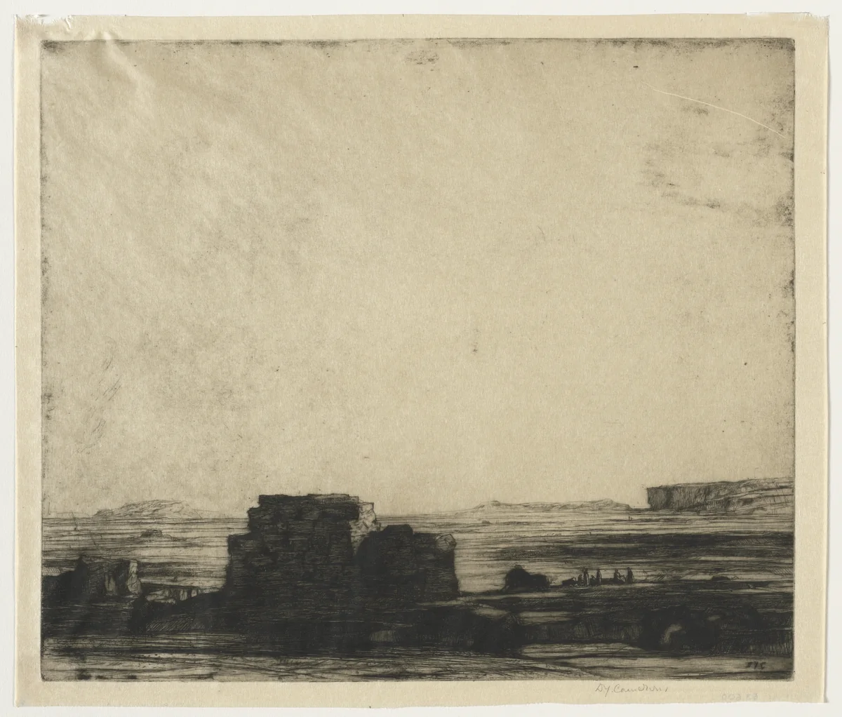 The Desert by David Young Cameron, print, 1909