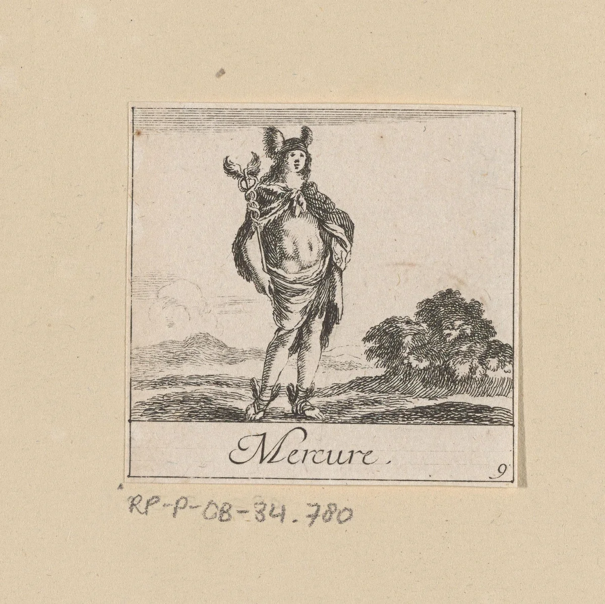 Mercurius by anonymous, print, 1620-1664