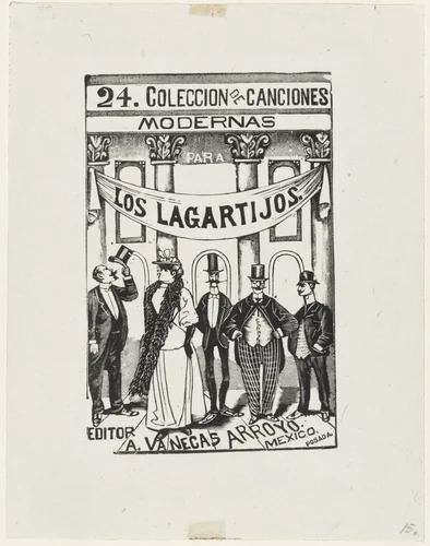 The Dandies (Los Lagartijos) from 25 Prints of José Guadalupe Posada by José Guadalupe Posada, print, 1942