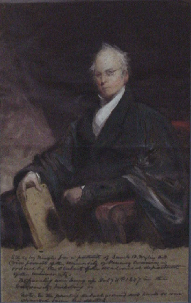 Reverend Samuel Brown Wiley by John Neagle, artwork, 1847