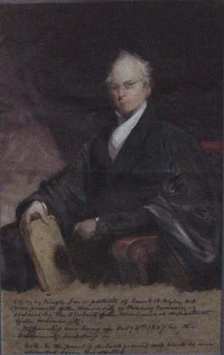 Reverend Samuel Brown Wiley by John Neagle, artwork, 1847