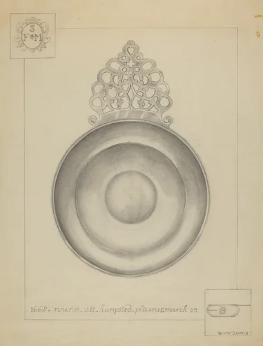Silver Porringer by Hester Duany, index of american design, 1936