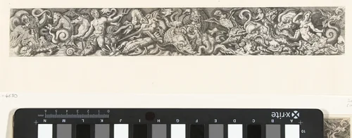 Fries met de triomf van Neptunus by anonymous, print, 1548-1650