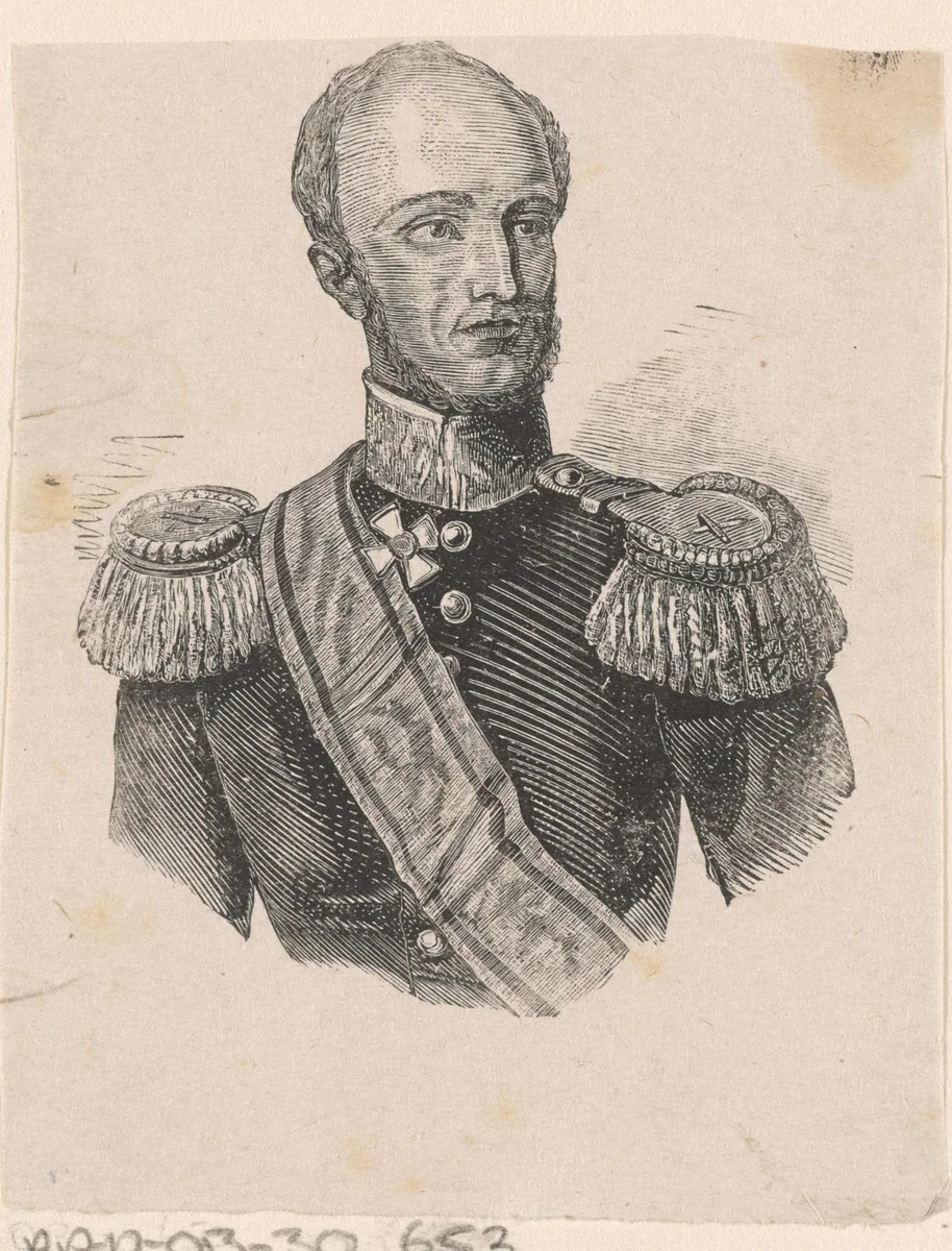 Portret van Willem II, koning der Nederlanden by Isaac Weissenbruch, print, 1836-1912