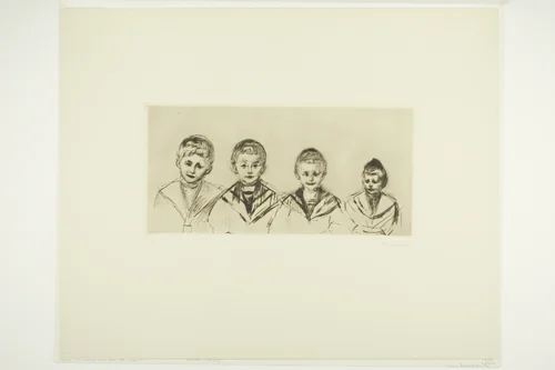 Dr. Linde's Four Sons by Edvard Munch, print, 1902