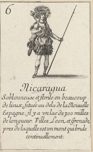 Vrouw uit Nicaraqua by Stefano della Bella, print, 1620-1664