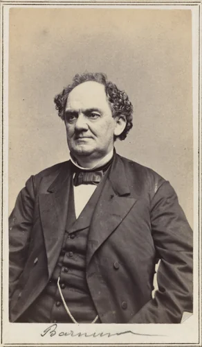 P. T. Barnum by Charles D. Fredricks, photograph, 1860-1869