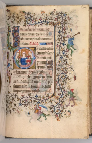 Hours of Charles the Noble, King of Navarre (1361-1425): fol. 303r, The Virgin Martyrs by Master of the Brussels Initials and Associates, book, 1400-1410