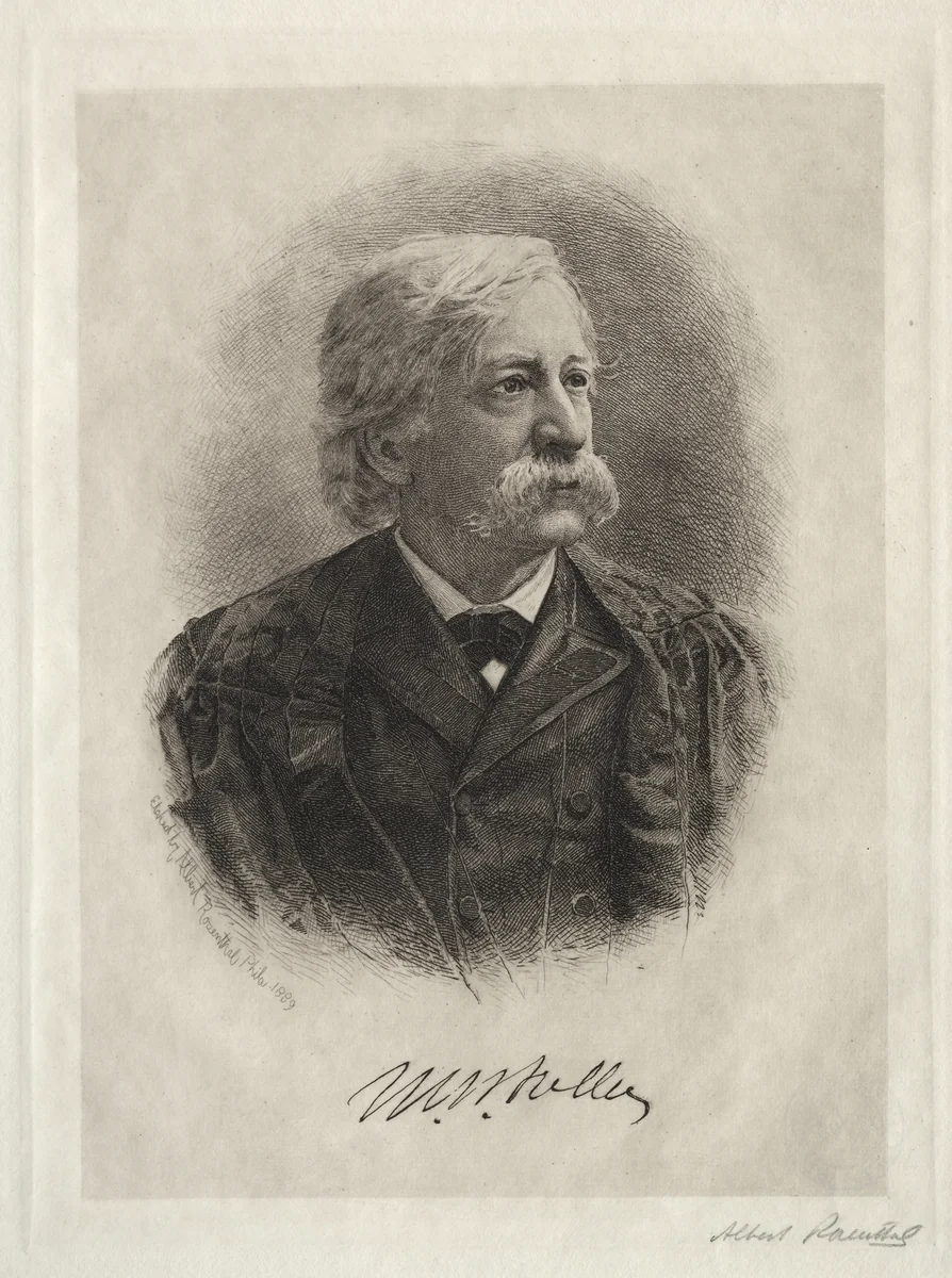 M. W. Fuller by Albert Rosenthal, print, 1889