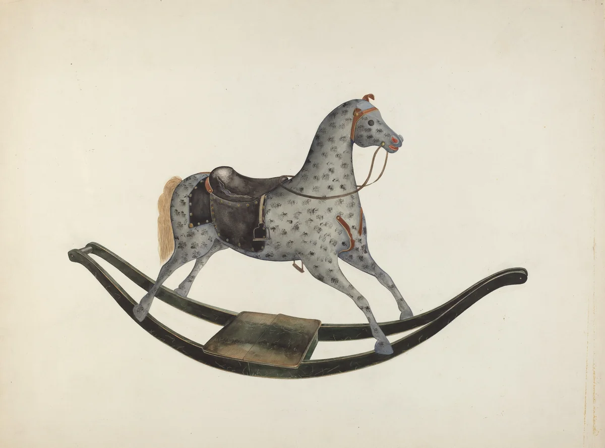 Hobby Horse by Wilbur M Rice, index of american design, 1941