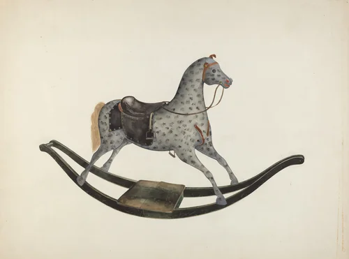 Hobby Horse by Wilbur M Rice, index of american design, 1941