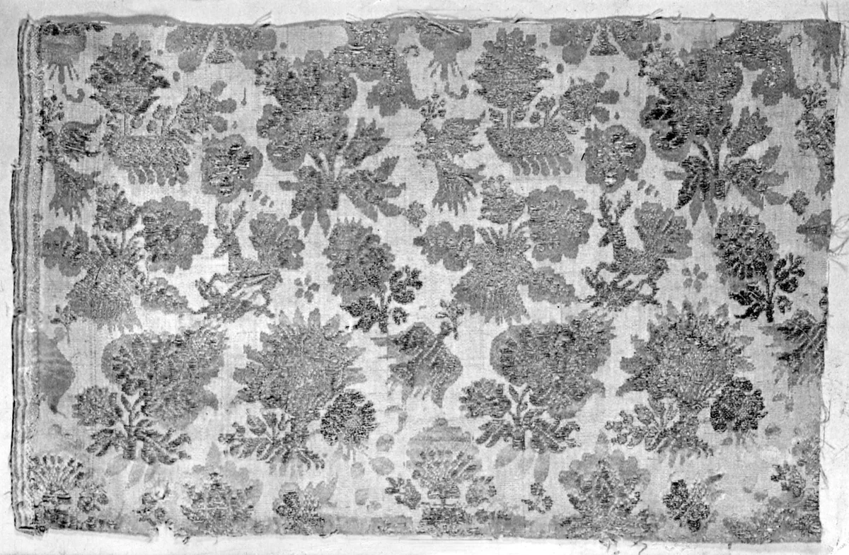 Fragment by Spain, textile, 1675-1700