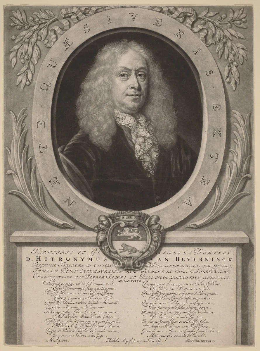 Hieronymus van Beverningk by Abraham Blooteling
Nicolaes Maes, print, 1640-1690