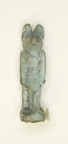 Amulet of the God Anubis by Egyptian, metalwork, -664--332