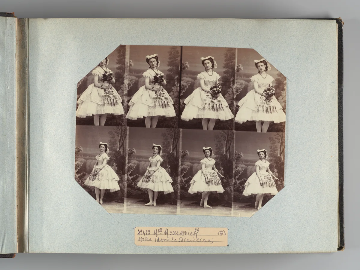 Mourawieff dans La Diavolina by André Adolphe-Eugène Disdéri, photograph, 1863