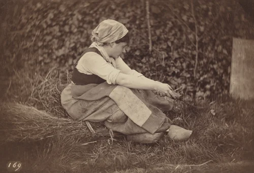 Peasant by Auguste Giraudon, photograph, 1870