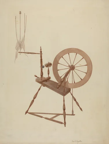 Candle Holder by George V Vezolles, index of american design, 1935-1942