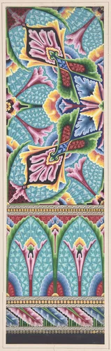 Design drawing by Christopher Dresser, drawing, 1878-1888