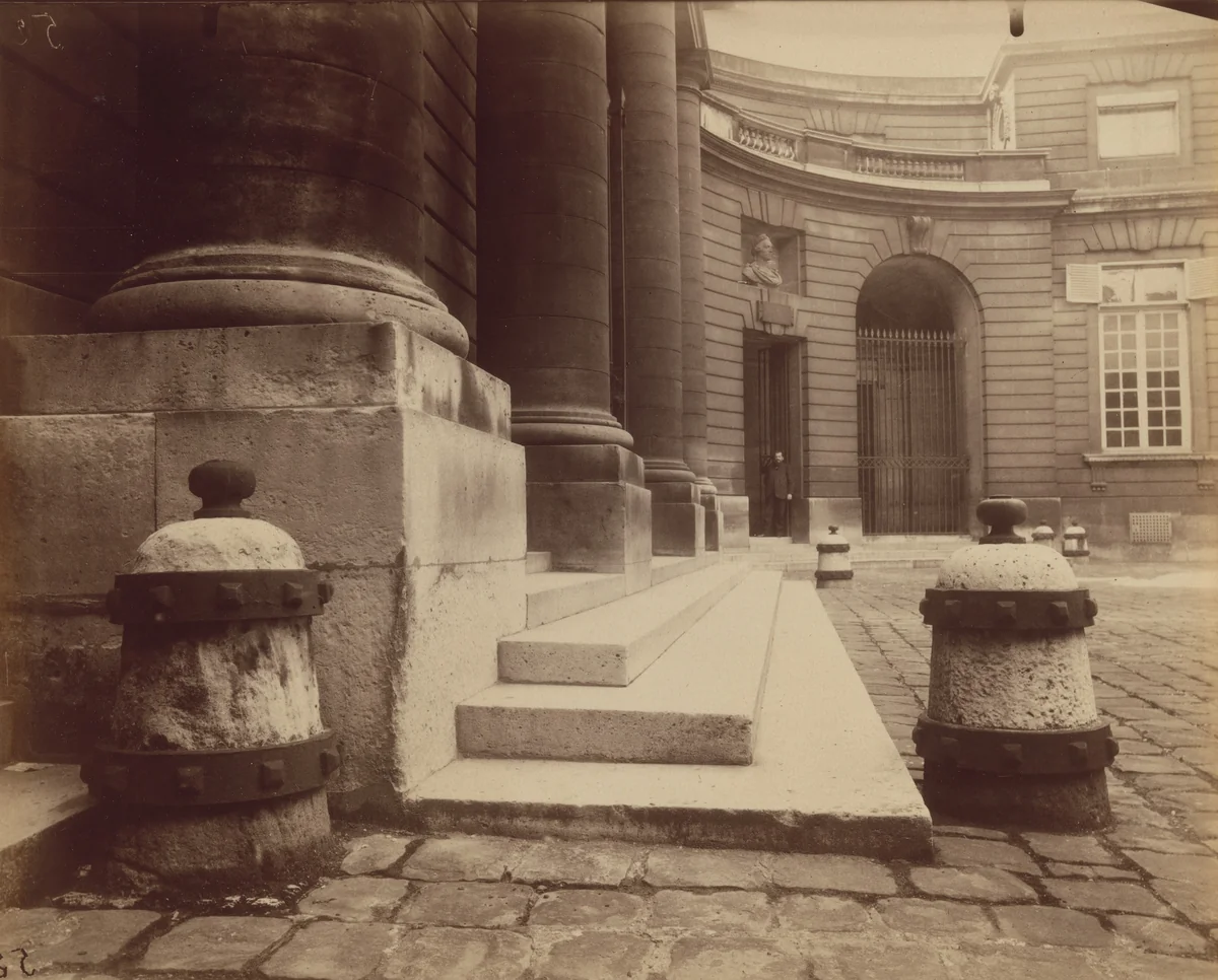 La Monnaie, quai Conti by Eugène Atget, photograph, 1905