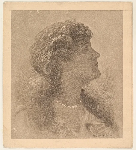 Portrait, from the Women's Portraits series (N198) issued by Wm. S. Kimball & Co. by William S. Kimball & Company, print, 1889