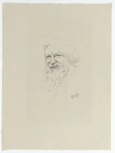 Rodin from Essai dur l'histoire de la lithographie en France. Les Peintures lithographes de Manet à Matisse. Album de lithographies originales. by Jeanne Bardey, print, 1924