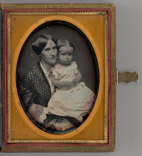 Untitled (Portrait of Woman Holding a Baby) by Unknown maker, other, 1862