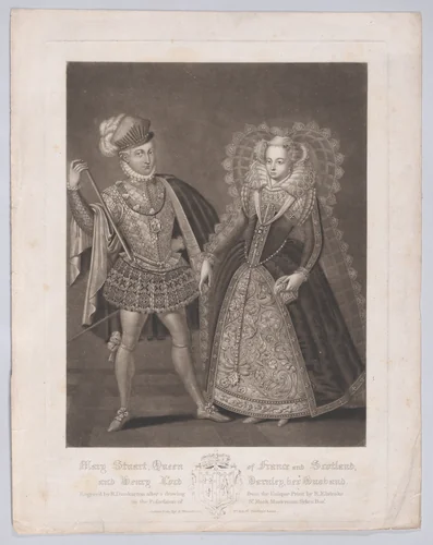Mary, Queen of Scots and Lord Darnley by Robert Dunkarton, print, 1811-1821