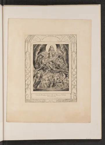 Satan Before the Throne of God by William Blake, portfolio, 1825