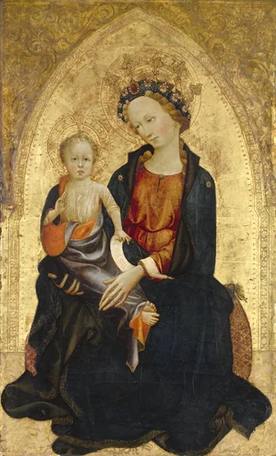 Madonna and Child by Gherardo Starnina, painting, 1395-1405