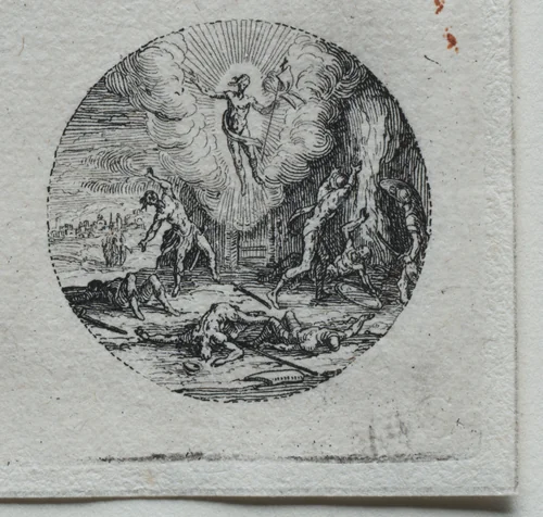The Mysteries of the Passion: The Transfiguration by Jacques Callot, print, 1631
